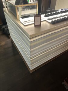 Venetian Plaster Sales Counter 